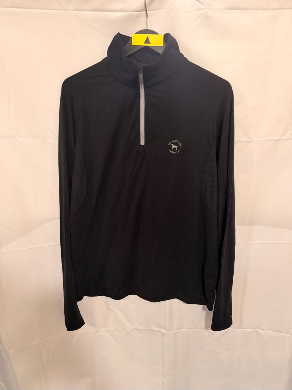 Mens The Black Dog Long Sleeve Quarter Zip Shirt